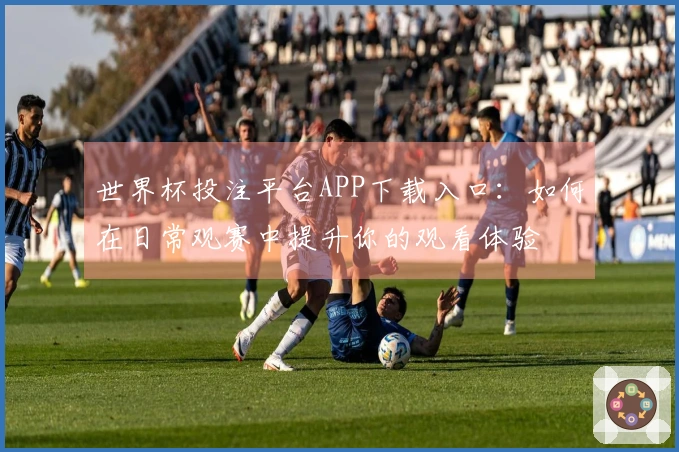 世界杯投注平台APP下载入口：如何在日常观赛中提升你的观看体验